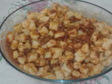 Nhoque de sobra de arroz