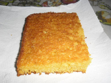 Bolo de milho com queijo