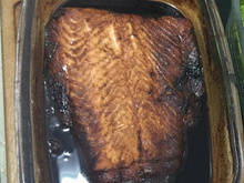 Salmão ao molho shoyu