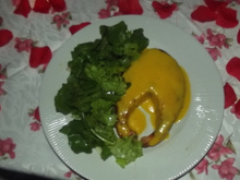 Salmão ao molho de manga