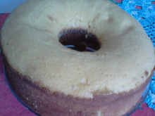 Bolo de fubá (massa cozida)