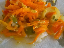 Salada cenoura nutritiva