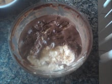 Torta de chocolate com banana