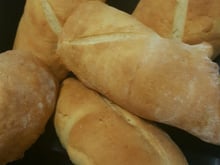 Pão caseiro simples