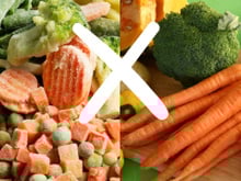 Vale a pena comprar vegetais congelados no mercado? TudoGostoso comparou e te dá a resposta!