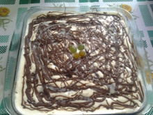 Doce de uva com brigadeiros