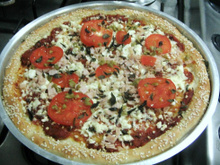 Pizza massa crocante