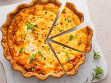 Quiche de ricota na air fryer