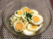 Salada de ovos gelados
