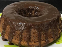 Bolo de chocolate no liquidificador