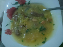 Sopa de mandioca
