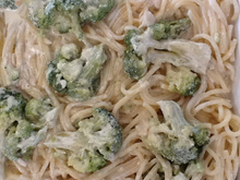 Macarrão com brócolis
