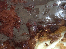 Pavê de chocolate e amendoim diet