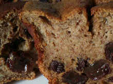 Bolo de Banana com Passas e Canela (sem açúcar)