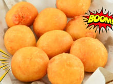 Bombas de batata rápidas e fáceis: lanche rústico, incrivelmente saboroso e versátil, já que você pode variar o recheio