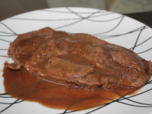 Carne com molho ferrugem