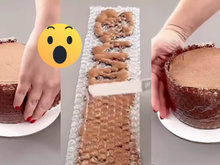 Não acreditei quando vi: não repita a técnica dessa confeiteira para decorar bolo com cobertura de chocolate