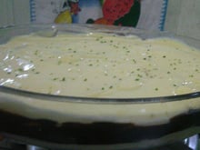 Pavê de limão com chocolate