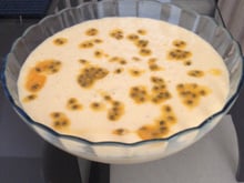 Delicioso mousse de maracujá