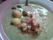 Caldo Cremoso com vegetais