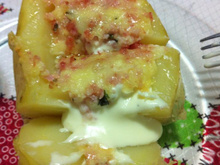 Batata recheada fácil