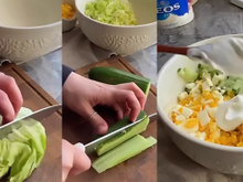 Salada refrescante pronta em 5 minutos virou meu jantar de quase todos os dias: fácil e gostosa