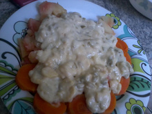 Legumes ao molho de champignon