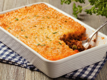 Escondidinho de batata-doce fit, leve e muito saboroso