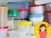 Arrumar os tupperwares vazios era um caos na cozinha até que encontrei essa solução boa, original e muito prática