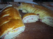 Pão recheado - Calazans