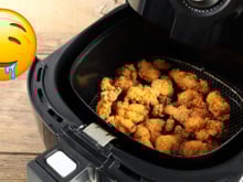Frango empanado na airfryer: a proteína do seu almoço fica uma delícia e é uma ótima opção de prato saudável