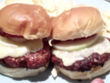 Hambúrguer de linguiça gourmet