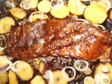 Costela de porco ao forno