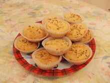 Muffin rápido de queijo com azeitonas