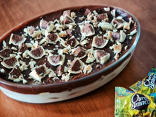 Pavê de bombom de Ouro Branco é a sobremesa de travessa fácil e deliciosa para a sua ceia de Natal