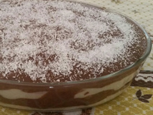 Pavê de bolacha de maisena cremoso