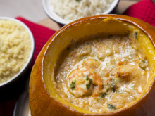 Camarão na moranga: como fazer