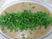 Sopa de banana verde