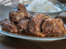 Costelinha ao açafrão