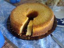 Bolo cremoso de milho