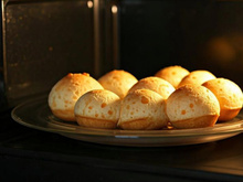 Pão de queijo de micro-ondas