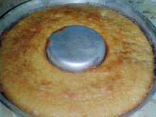 Bolo mix de leite em pó com manteiga