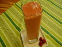 Vitamina de Manga, Framboesa e Whey Protein com Ades