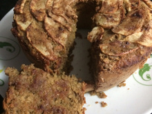 Bolo de maçã light