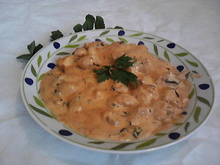 Estrogonofe de carne de soja