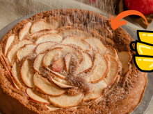 Torta de maçã de três xícaras: uma receita de sobremesa superfácil e rápida