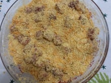 Farofa com cenoura ralada