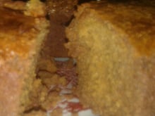 Bolo de fubá e café