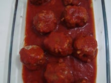 Almôndegas de microondas sem fritura