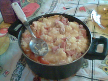 Sopa seca do Amarildo.